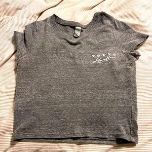 Crop top workout shirt